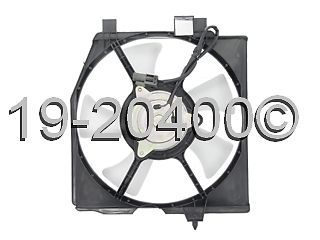 Brand new radiator or condenser cooling fan assembly fits mazda protege