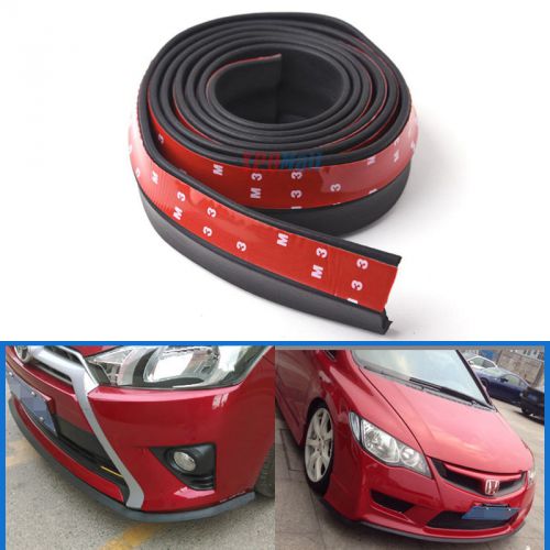 100&#034; car front bumper lip splitter spoiler chin lip skirt protector