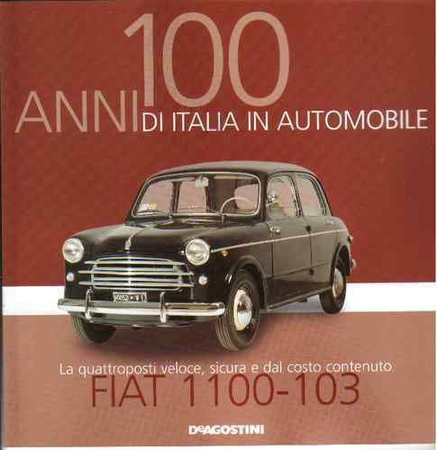 Booklet fiat 1100 rare 30 pages