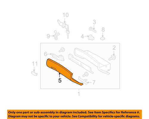 Subaru oem 2006 outback-glove box door 66126ag02bwa