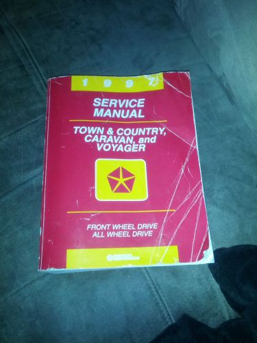 1997 chrysler town &amp; country, caravan and voyager factory service manual