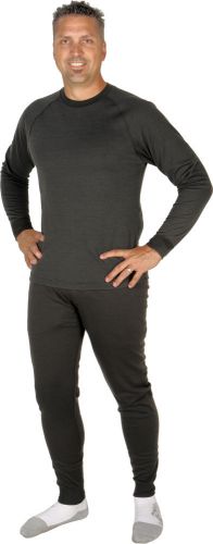 Hmk mens black moisture wicking base layer snowmobile bottom