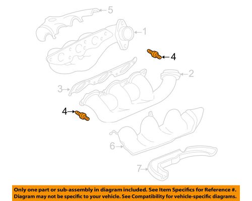 Chevrolet gm oem 00-05 impala 3.8l-v6 manifold-exhaust-manifold stud 24502332