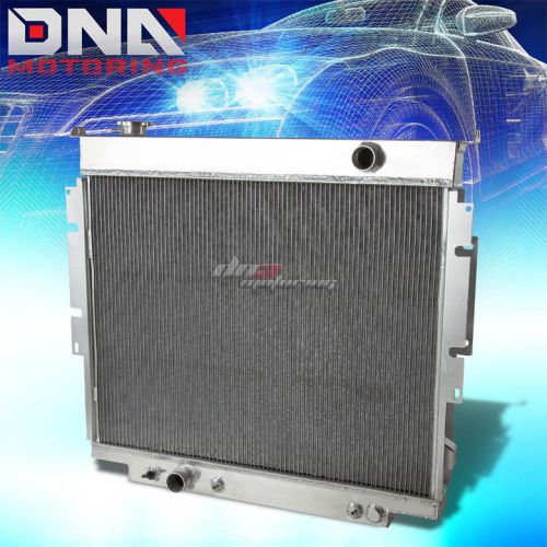 83-94 ford f350/f250/f super duty diesel v8 3-row full aluminum racing radiator