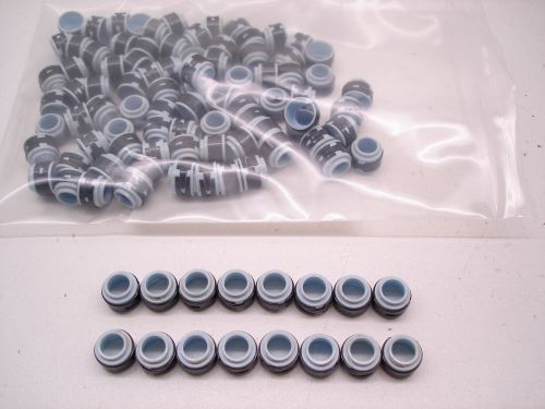 100 new vto bbc 3/8&#034; x .520&#034; id x .625&#034; od x .455&#034; tall valve stem guide seals