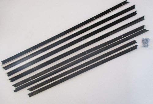 63 64 chev impala weatherstrips new 4 dr ht door window felts 1963 1964 pontiac