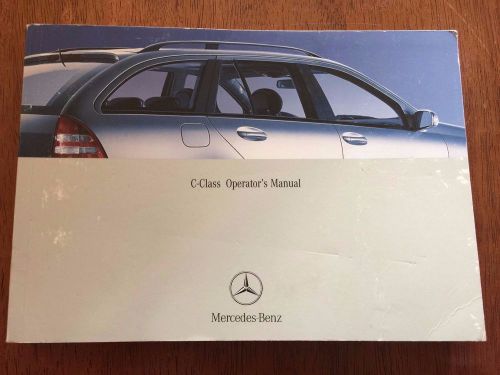 2003 mercedes benz c class operators owners manual c240 c320 awd