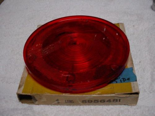 Chevrolet 1964-72 nos tail light  lens stepside. 6 &#034; dia.