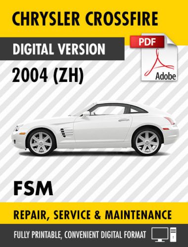 2004 chrysler crossfire factory service repair manual / workshop manual oem