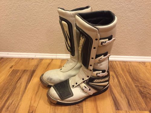 O&#039;neal elements mens size 10 motocross boots mx white