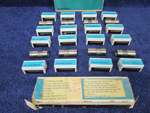1962-70 chevy all  hydraulic lifters  set of ( 16 )  nos gm  516