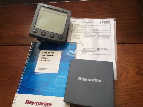 Raymarine st60 speed