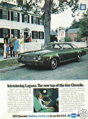 1973 chevrolet laguna ***original ad*** chevelle