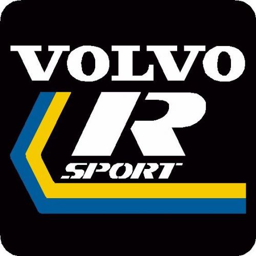 Volvo r sport decal 360 340 142 242 rare rallycross