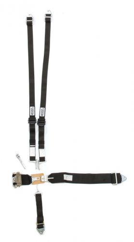 Hooker harness black wrap around 5 point latch and link harness p/n 52110