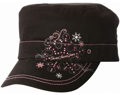 Divas snowgear cadet womens adjustable hat black/pink os