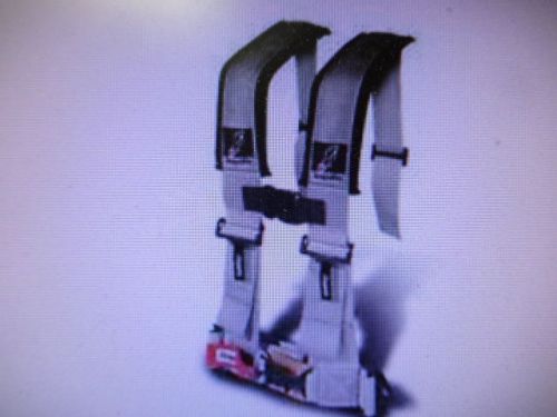 Dragonfire 3 inch 4 point seatbelt harness restraints grey