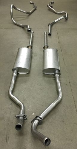 1957 buick super &amp; roadmaster dual exhaust, 304 stainless without resonators