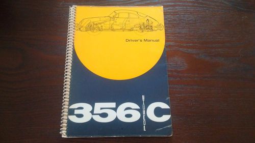 1964 1965 porsche 356c 356 c drivers owners factory manual original oem