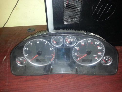 Audi audi a6 speedometer (cluster), 160 mph 03