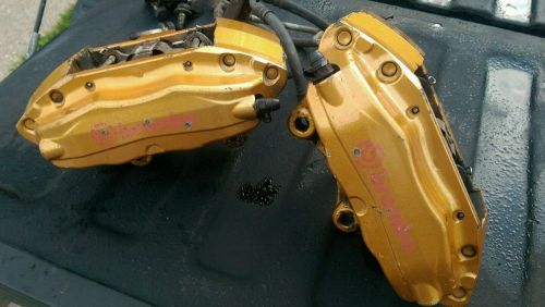 2003 + infiniti g35 350z oem brembo brake calipers with bolts and front lines