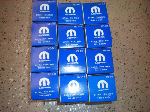 Brand new mopar oil filters 12 qty part#349