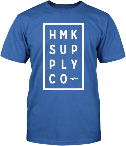 Hmk hm2sstboxbllg tee hmk boxed blue lg