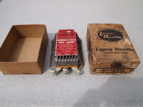 Nos vintage leece-neville voltage regulator 5016rc unused in box  14v 3 amps