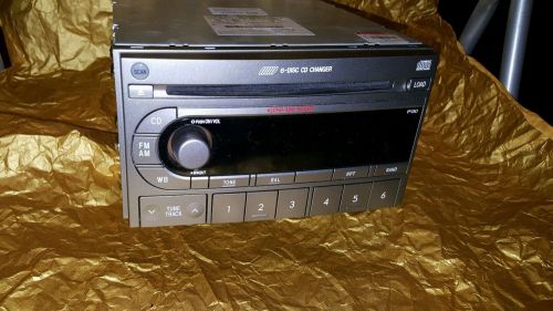 Subaru forester p130 86201sa110 6 disc cd player changer am fm radio stereo