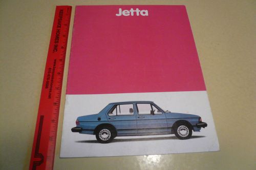 1980 volkswagen jetta sales brochure