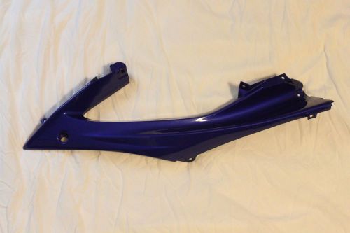 2008-2012 yamaha yzf r6 blue oem front upper mid side fairing cowl shroud