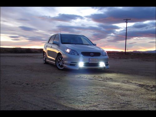 Angel eye fog lamps halo driving lights kit for 2003 2004 toyota matrix