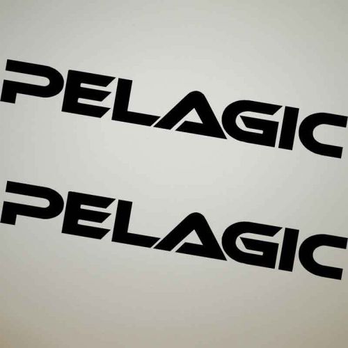 Pelagic decals two 1800mm 8 year uv vinyl fishing boat tackle box sticker