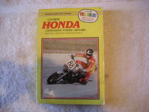 Honda cb750 dohc manual clymer m337