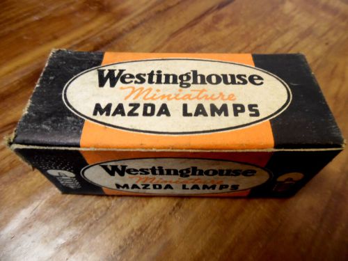 30 &#039;s 40 &#039;s mazda lamp # 40 6-8 volt miniature dash radio panel light bulb box