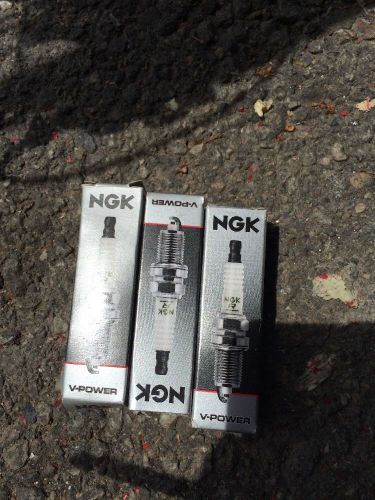 3 new ngk v-power copper spark plugs bkr5e-11 #6953 made in japan