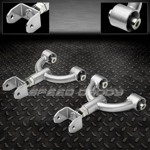 Adjustable rear upper camber control arm kit 90-05 mazda miata mx-5 mx5 silver