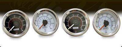 Viair dual needle electrical air pressure gauge 2" dia black face 90080