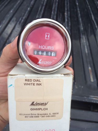 Livorsi marine red face hour gauge mega rim oem #gihmplch