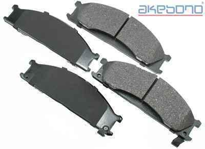 Akebono act333 brake pad or shoe, front-proact ultra premium ceramic pads