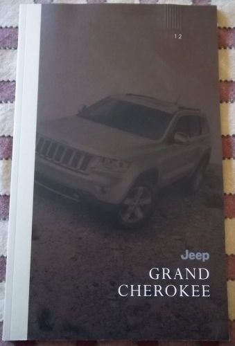 2012 jeep grand cherokee limited overland summit laredo srt8 literature brochure