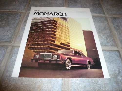 1978 mercury monarch sales brochure - vintage