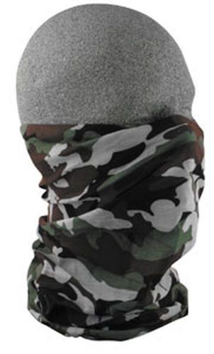 New zan cold weather motley adult polyester tube, woodland camo/green, osfm