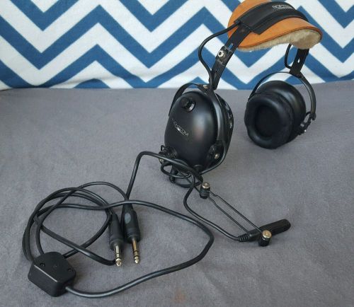 Flightcom classic aviation headset  working condition!