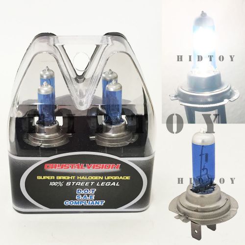 M-box h7 super white 55w halogen 5000k headlight 2x light bulbs #ht10 low beam