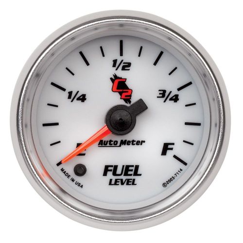 Auto meter 7114 c2; electric programmable fuel level gauge