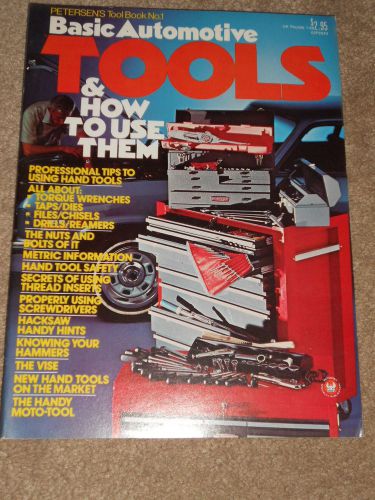 Petersen&#039;s tool book no.1  basic automotive tools &amp; how to use them 192 pages