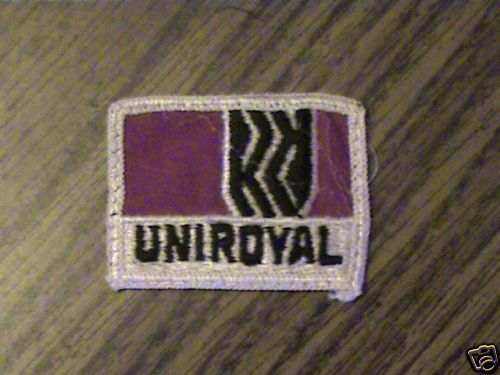 Uniroyal tires collectable old stock company patch vtg