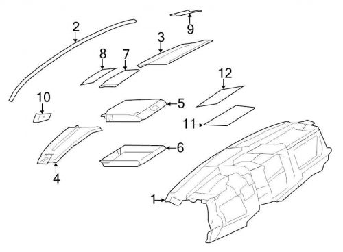 Chrysler oem dodge speaker cover 68010374aa image 10