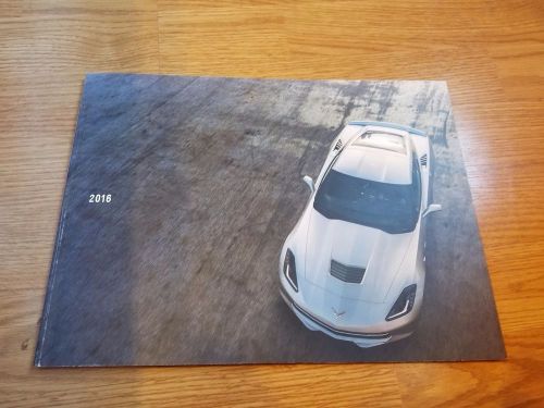 2016 corvette chevrolet catalog, sales brochure, c7r z06